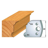 CMT 690.053 PROFILE KNIVES FOR INSERT SHAPER SYSTEM SP 1-37/64”x5/32” (40x4mm)